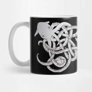 Twisted Vampire Octopus - White Mug